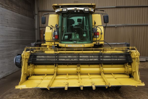 Combine harvester hydraulic system repair