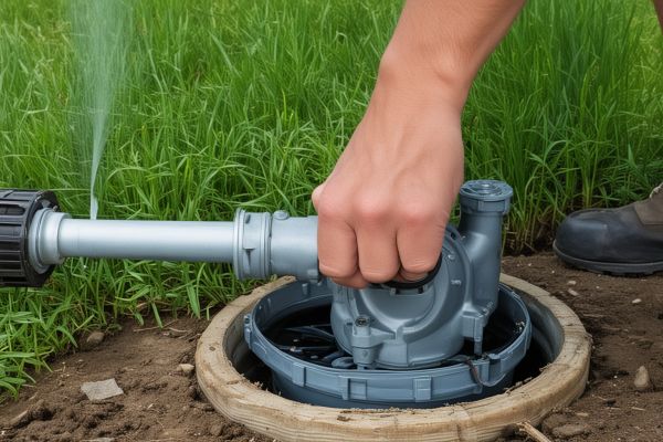 Irrigation system pump repair